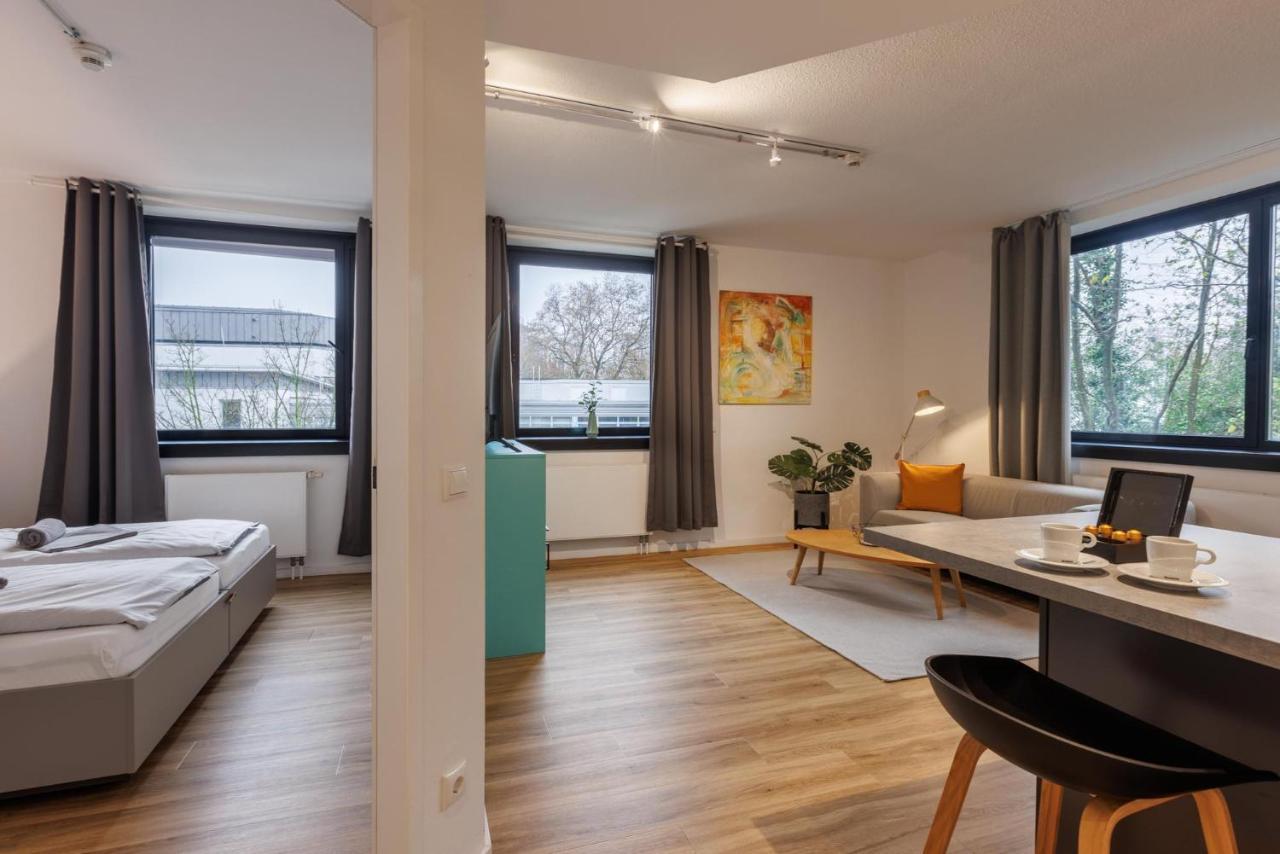 Glueck Auf Appartements Dueppelstrasse Оберхаузен Екстериор снимка