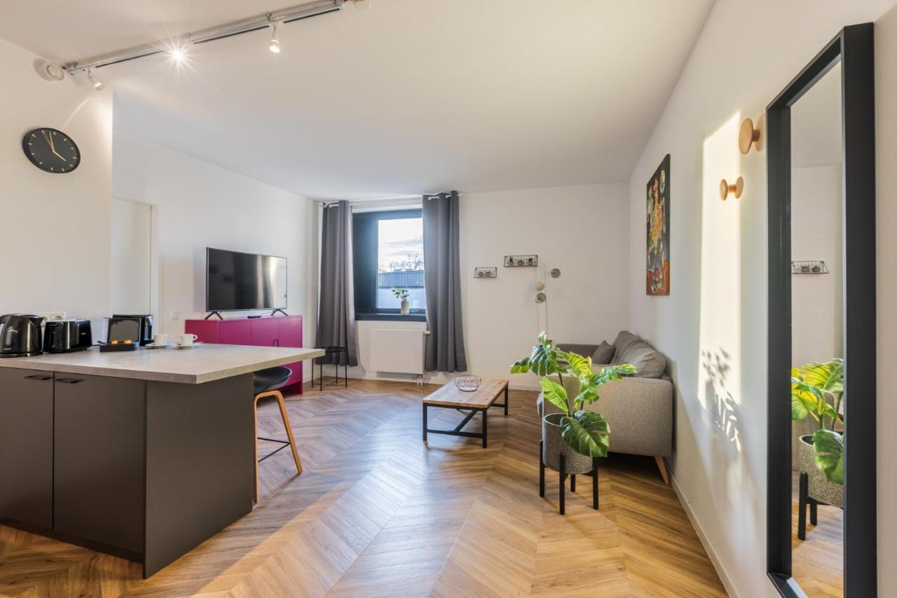 Glueck Auf Appartements Dueppelstrasse Оберхаузен Екстериор снимка