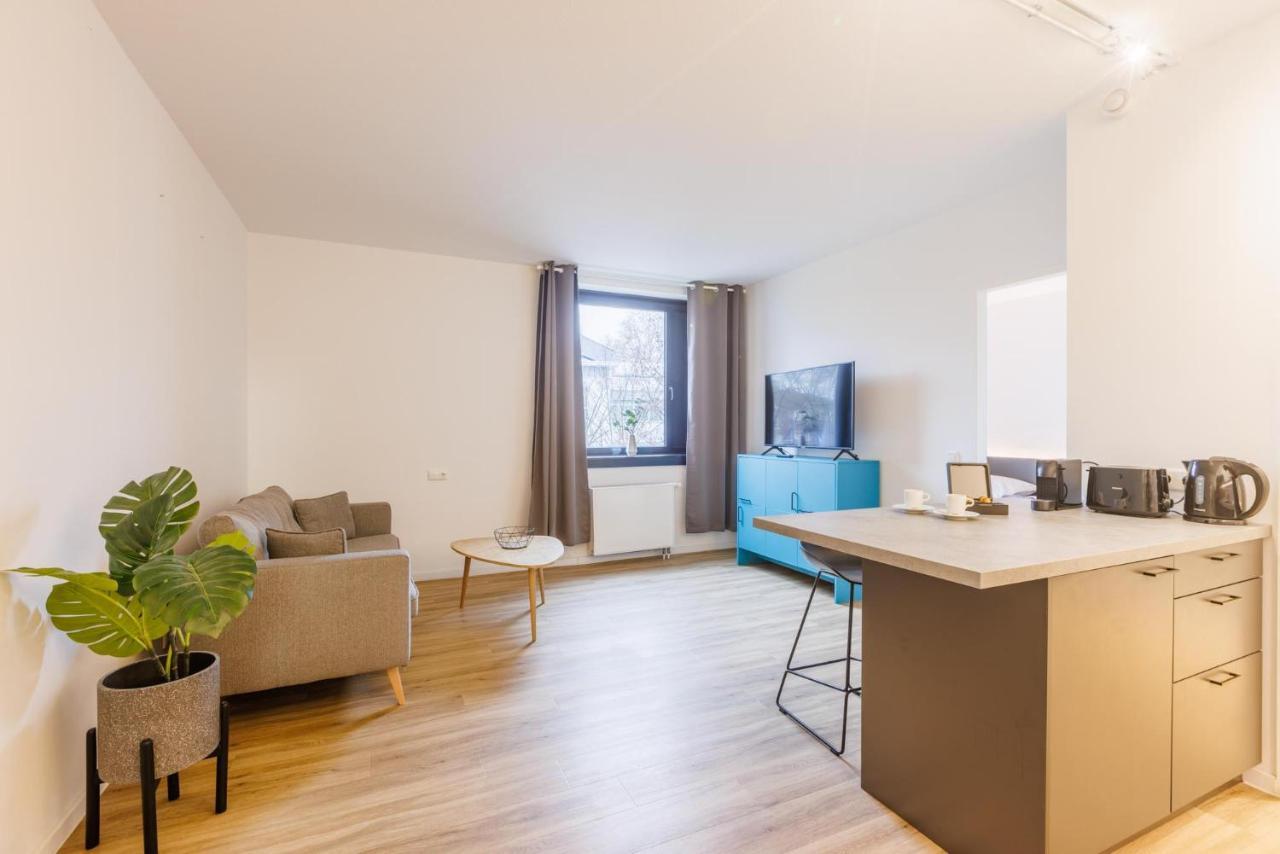 Glueck Auf Appartements Dueppelstrasse Оберхаузен Екстериор снимка