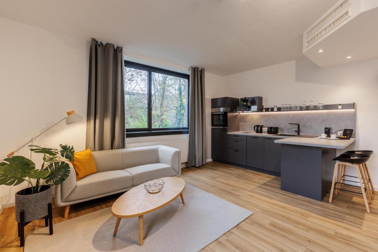 Glueck Auf Appartements Dueppelstrasse Оберхаузен Екстериор снимка
