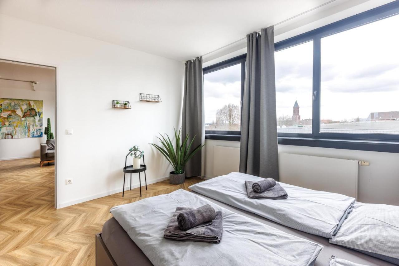 Glueck Auf Appartements Dueppelstrasse Оберхаузен Екстериор снимка