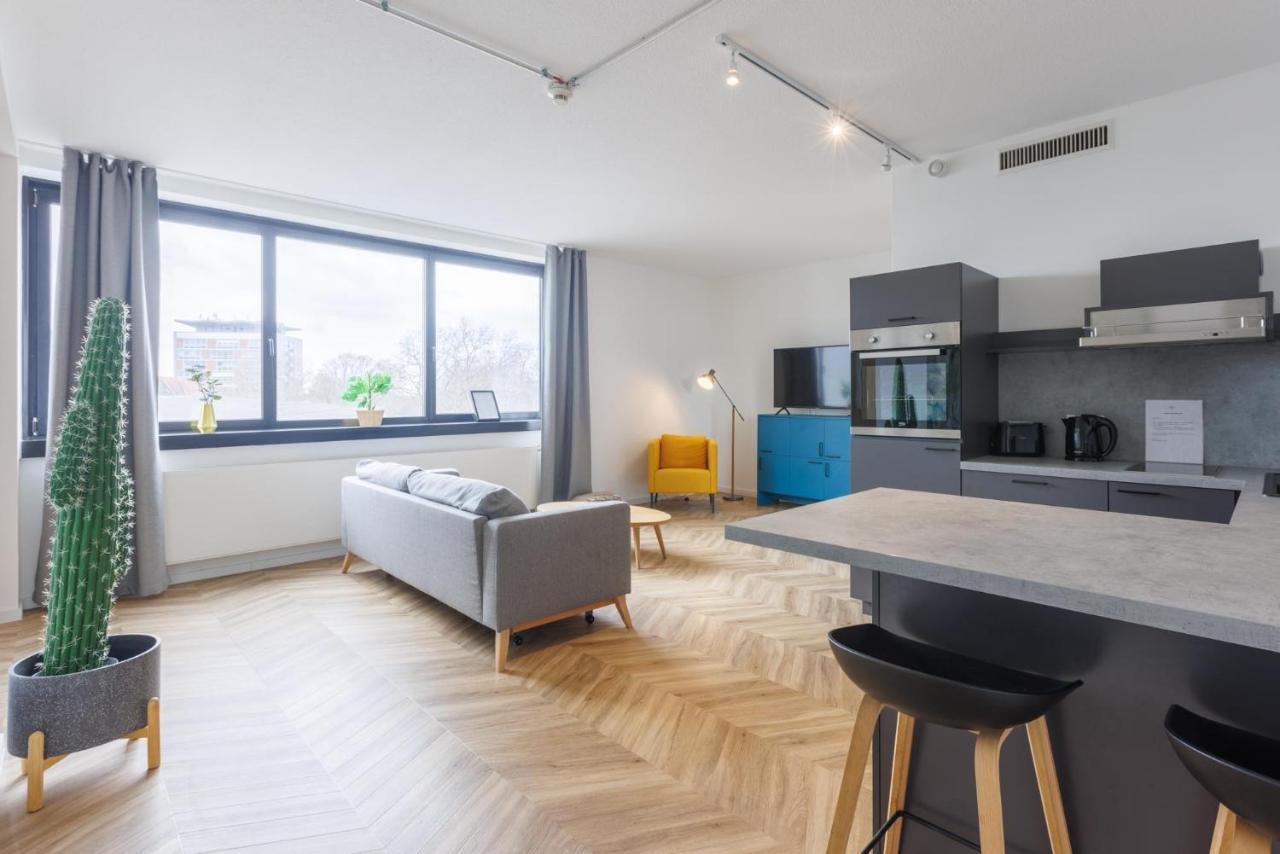 Glueck Auf Appartements Dueppelstrasse Оберхаузен Екстериор снимка